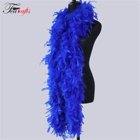 big and fluffy feather boa.